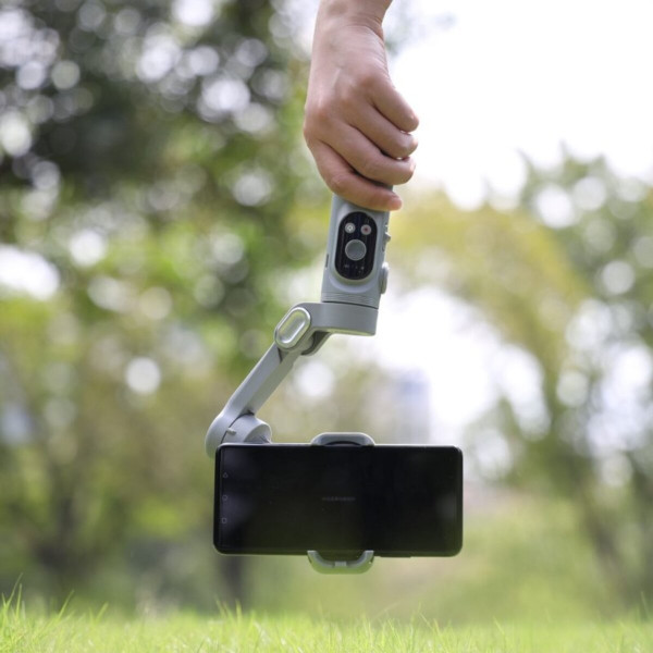 Триосьовий стабілізатор AOCHUAN Professional Gimbal Stabilizer for Smartphone SMART X Сірий