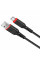 Кабель HOCO X59 USB to Type-C 3A, 1m, nylon, TPE connectors, Black