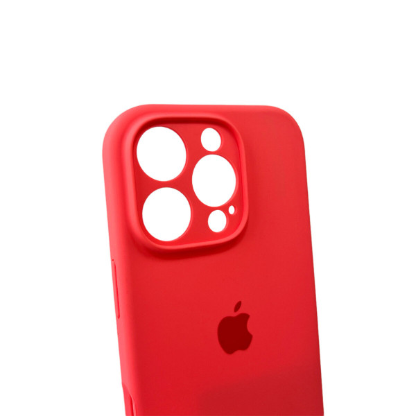 Чохол для смартфона Silicone Full Case AA Camera Protect for Apple iPhone 16 Pro 50,Pink Orange