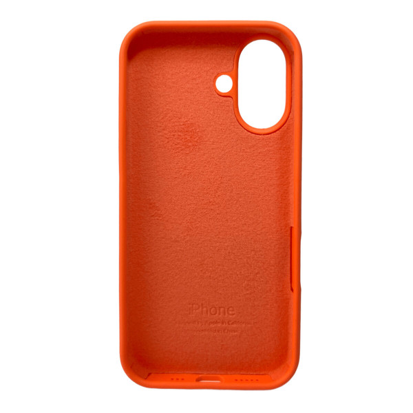 Чохол для смартфона Silicone Full Case AA Open Cam for Apple iPhone 16 52,Orange