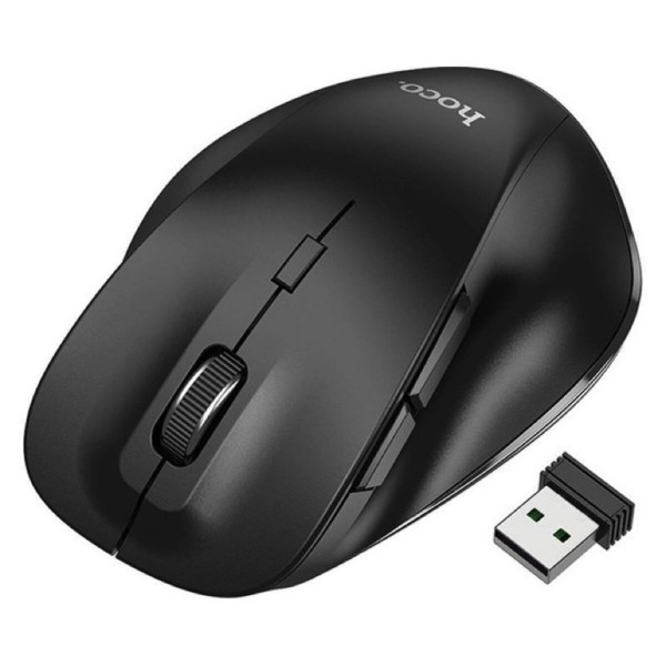 Маніпулятор миша HOCO GM24 Mystic six-button dual-mode business wireless mouse Black
