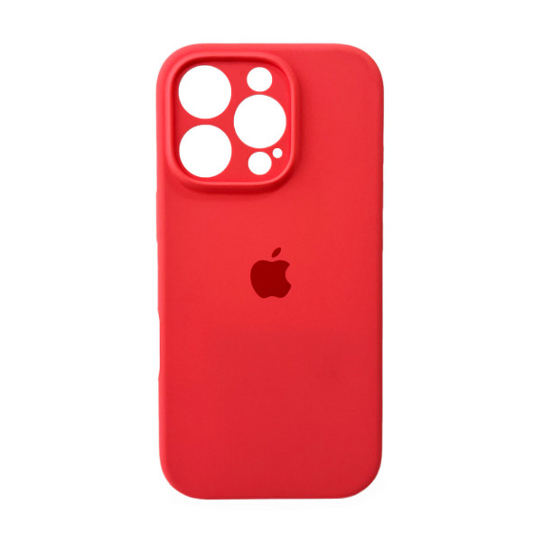 Чохол для смартфона Silicone Full Case AA Camera Protect for Apple iPhone 16 Pro 50,Pink Orange
