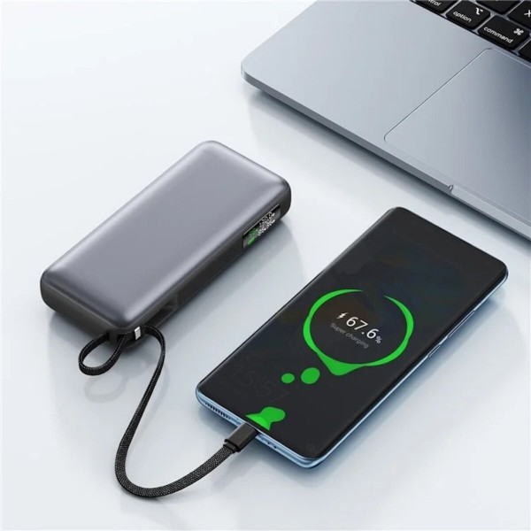 Зовнішній акумулятор ACEFAST M22 PD130W power bank with cable 20000mAh Black
