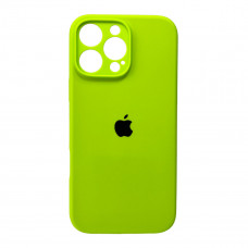 Чохол для смартфона Silicone Full Case AA Camera Protect for Apple iPhone 16 Pro 24,Shiny Green