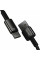 Кабель Baseus Tungsten Gold Fast Charging Data Cable USB to Type-C 100W 2m Black
