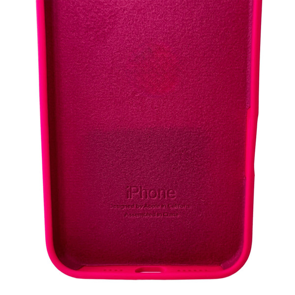 Чохол для смартфона Silicone Full Case AA Open Cam for Apple iPhone 16 Pro 23,Shiny Pink