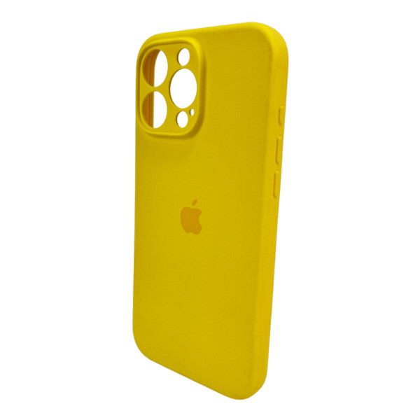 Чохол для смартфона Silicone Full Case AA Camera Protect for Apple iPhone 16 Pro Max 56,Sunny Yellow