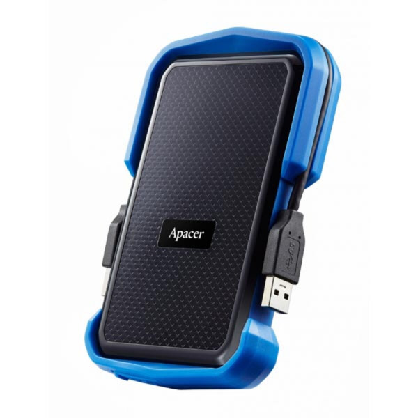 Зовнішній жорсткий диск PHD External 2.5'' Apacer USB 3.1 AC631 1TB Black/Blue (color box)