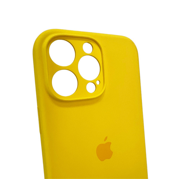 Чохол для смартфона Silicone Full Case AA Camera Protect for Apple iPhone 16 Pro Max 56,Sunny Yellow