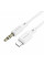 Аудіокабель BOROFONE BL18 iP silicone digital audio conversion cable White