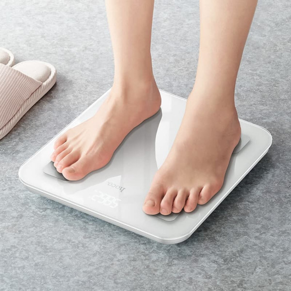 Ваги підлогові HOCO HI21 Smart body fat scale White