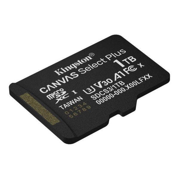 Карта пам'яті microSDXC (UHS-1 U3) Kingston Canvas Select Plus Gen3 1Tb class 10 А1 V30 (R-150MB/s)