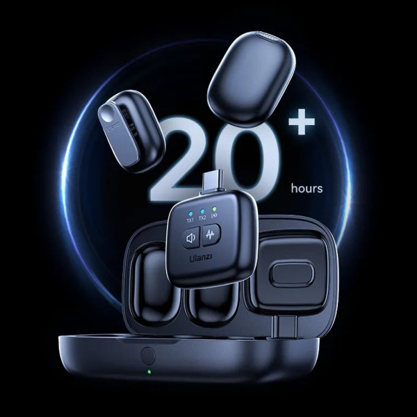 Бездротова мікрофонна система Ulanzi Vijim A30 Tiny Microphone White (A013GBW1 A30)