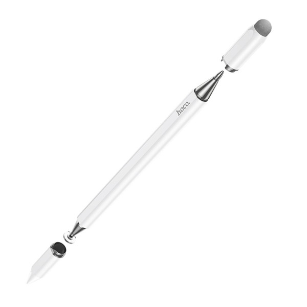 Стилус HOCO GM111 Cool dynamic series 3-in-1 passive universal capacitive pen White