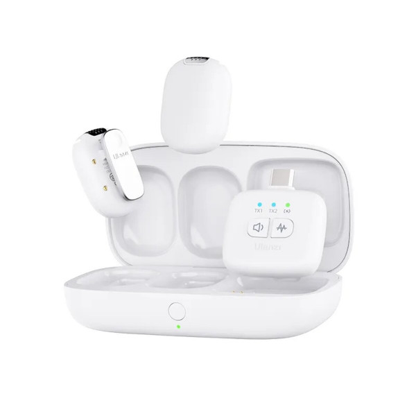 Бездротова мікрофонна система Ulanzi Vijim A30 Tiny Microphone White (A013GBW1 A30)