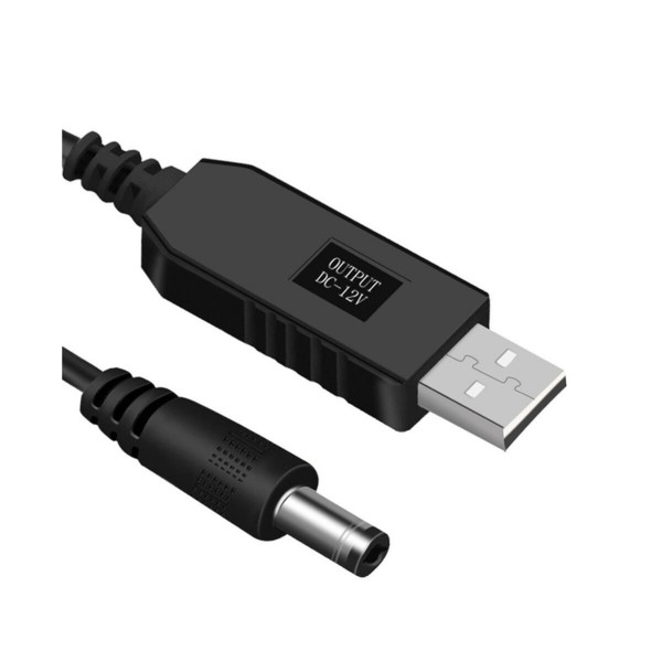 Кабель живлення для роутера USB-DC 5v-12v (1m)