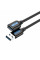 Кабель Vention USB 3.0 A Male to A Female Extension Cable 2M black PVC Type (CBHBH)