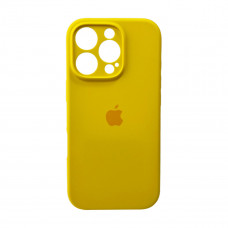 Чохол для смартфона Silicone Full Case AA Camera Protect for Apple iPhone 16 Pro Max 33,Canary Yellow