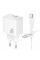 Мережевий зарядний пристрій BOROFONE BAS44A Potential PD20W+QC3.0 charger set(C to C) White