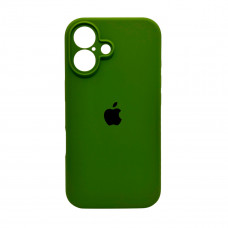 Чохол для смартфона Silicone Full Case AA Camera Protect for Apple iPhone 16 29,Army Green