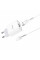 Мережевий зарядний пристрій з кабелем HOCO C81A Asombroso single port charger set(Micro) 10.5W White