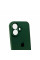 Чохол для смартфона Silicone Full Case AA Camera Protect for Apple iPhone 16 40,Atrovirens