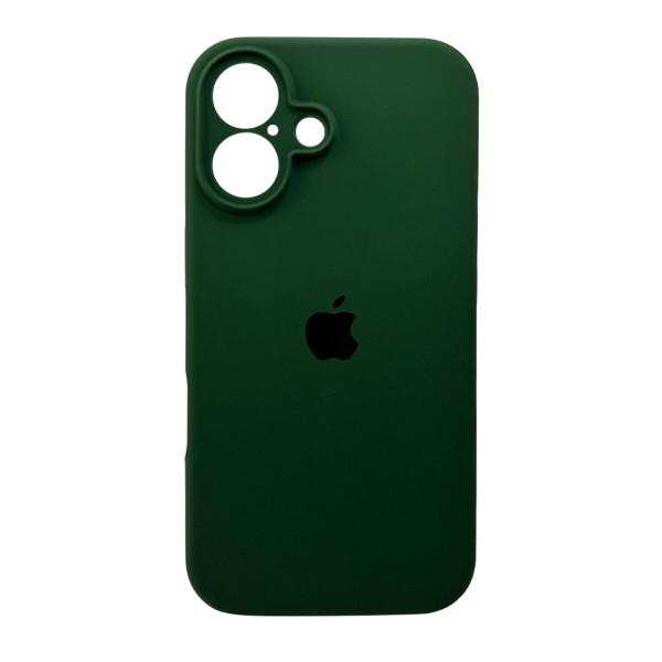 Чохол для смартфона Silicone Full Case AA Camera Protect for Apple iPhone 16 40,Atrovirens