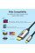 Кабель Vention Cotton Braided USB-C to HDMI Cable 1M Black Aluminum Alloy Type