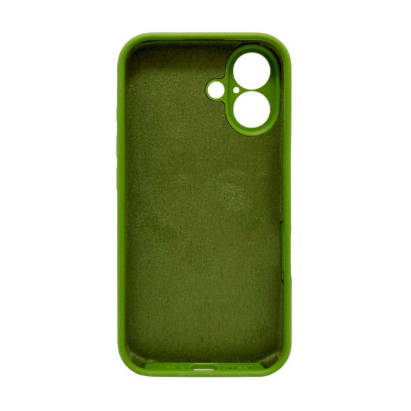 Чохол для смартфона Silicone Full Case AA Camera Protect for Apple iPhone 16 29,Army Green