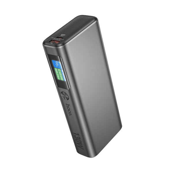 Зовнішній акумулятор HOCO Q17B Electric power bank(20000mAh) 130W space gray