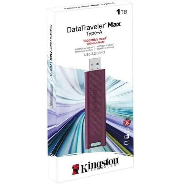 Флеш-накопичувач Kingston USB 3.2 Gen 2 Type A DT Max 1TB Red