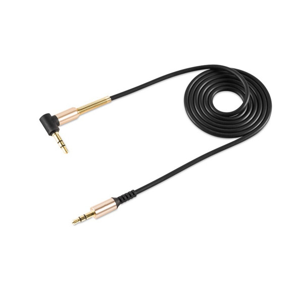 Аудіокабель HOCO UPA02 AUX Spring Audio cable Black