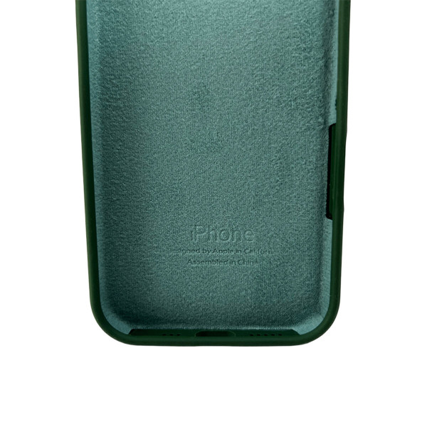 Чохол для смартфона Silicone Full Case AA Camera Protect for Apple iPhone 16 40,Atrovirens