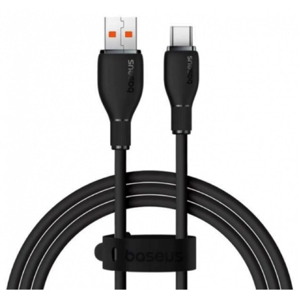 Кабель Baseus Pudding Series Fast Charging Cable USB to Type-C 100W 1.2m Cluster Black