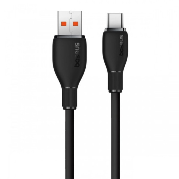 Кабель Baseus Pudding Series Fast Charging Cable USB to Type-C 100W 1.2m Cluster Black