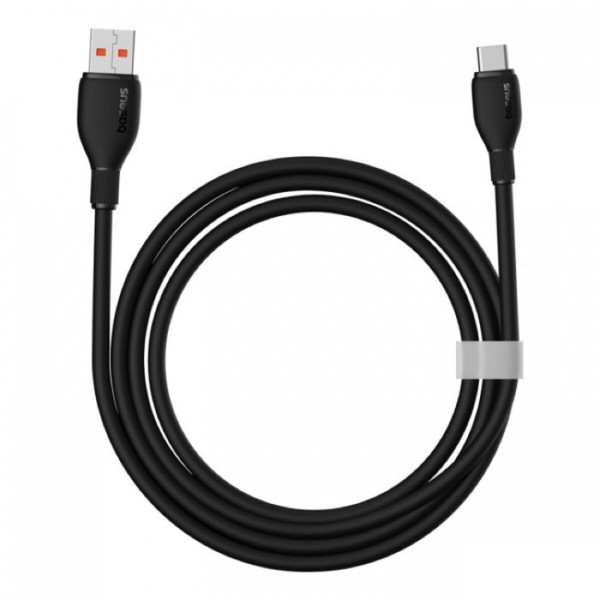Кабель Baseus Pudding Series Fast Charging Cable USB to Type-C 100W 1.2m Cluster Black