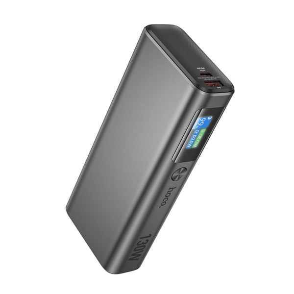 Зовнішній акумулятор HOCO Q17B Electric power bank(20000mAh) 130W space gray