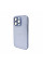 Чохол для смартфона AG Glass Matt Frame Color Logo for Apple iPhone 15 Pro Sierra Blue