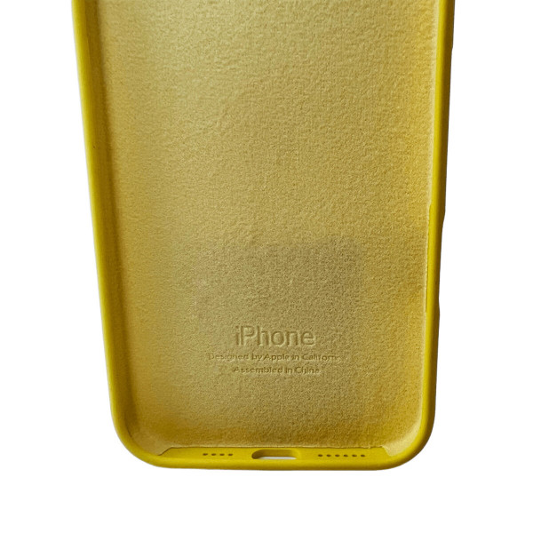 Чохол для смартфона Silicone Full Case AA Open Cam for Apple iPhone 16 Pro Max 56,Sunny Yellow