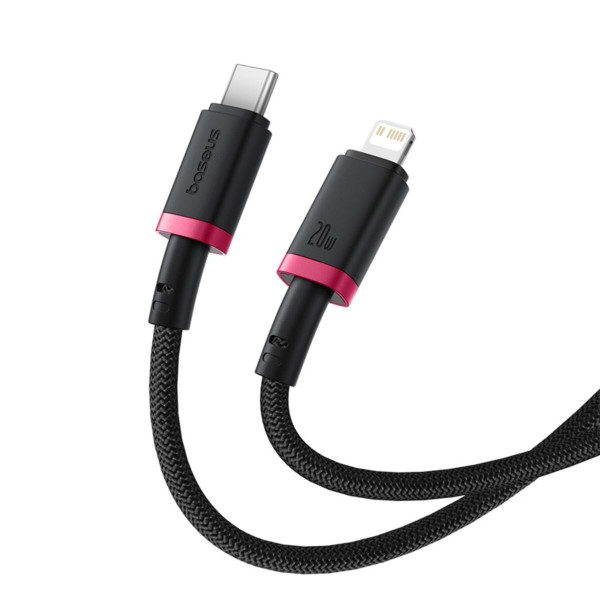 Кабель Baseus Dura Series Fast Charging Cable Type-C to iP 20W 1m Grey+Black