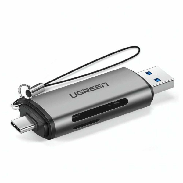 Кардридер UGREEN CM185 USB-C/USB-A Card Reader (UGR-50706)