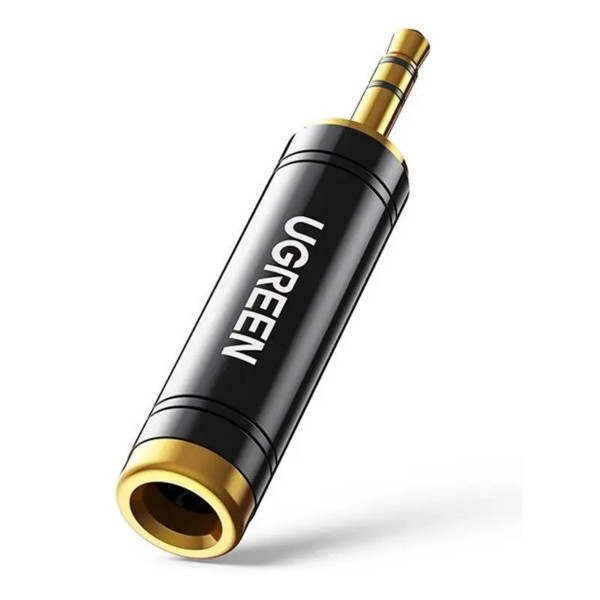 Аудіо адаптер UGREEN AV168 3.5mm Male to 6.35mm Female Adapter 1pcs(UGR-60711)