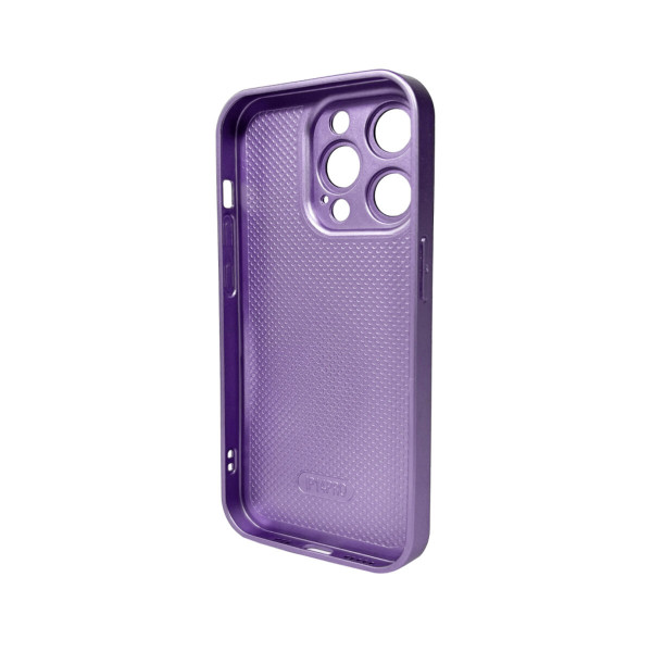 Чохол для смартфона AG Glass Matt Frame Color Logo for Apple iPhone 15 Pro Light Purple