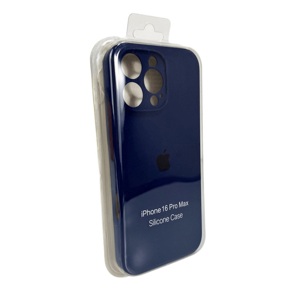 Чохол для смартфона Silicone Full Case AA Camera Protect for Apple iPhone 16 Pro 39,Navy Blue