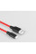 Кабель HOCO X21 USB to iP 2A, 1m, silicone, TPE connectors, Black+Red