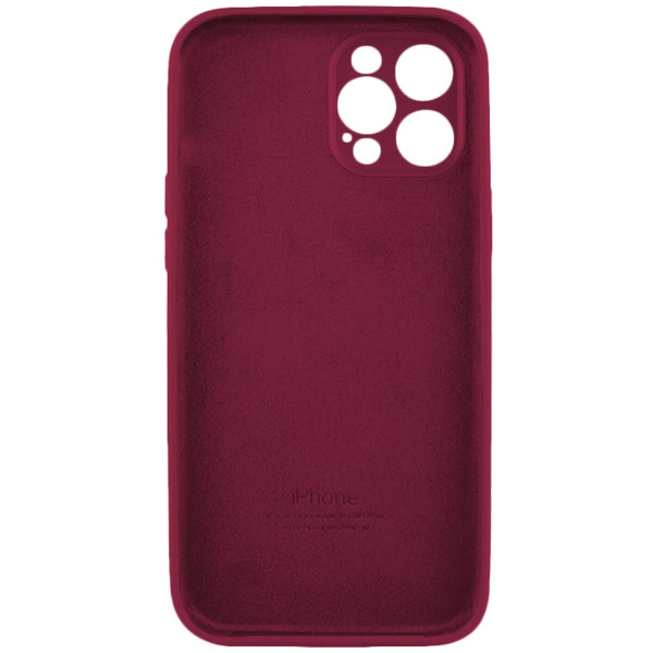 Чохол для смартфона Silicone Full Case AA Camera Protect for Apple iPhone 11 Pro Max 47,Plum