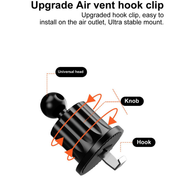 Автотримач для телефона з БЗП WUW-Z29 Black