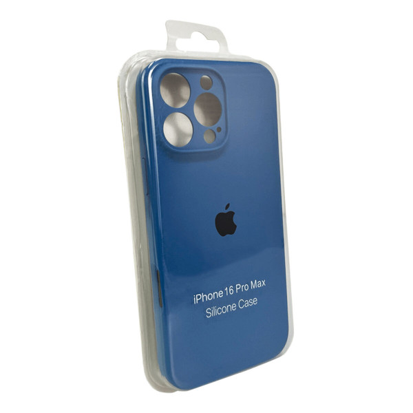 Чохол для смартфона Silicone Full Case AA Camera Protect for Apple iPhone 16 Pro Max 38,Surf Blue