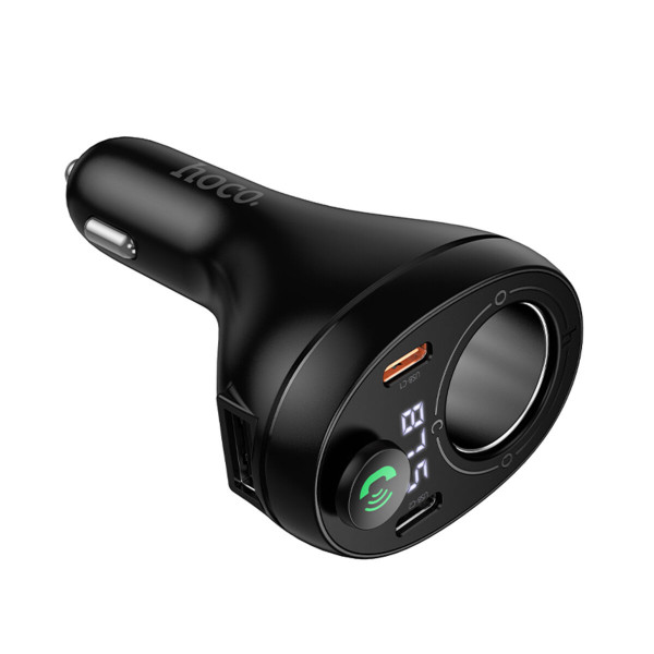 АЗП з FM-модулятором HOCO E88 Star 35W(2C) cigarette lighter car BT FM transmitter Black