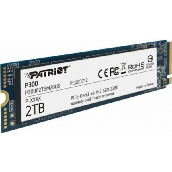 Накопичувач SSD M.2 Patriot P300 2TB NVMe 2280 PCIe 3.0x4 3D NAND TLC